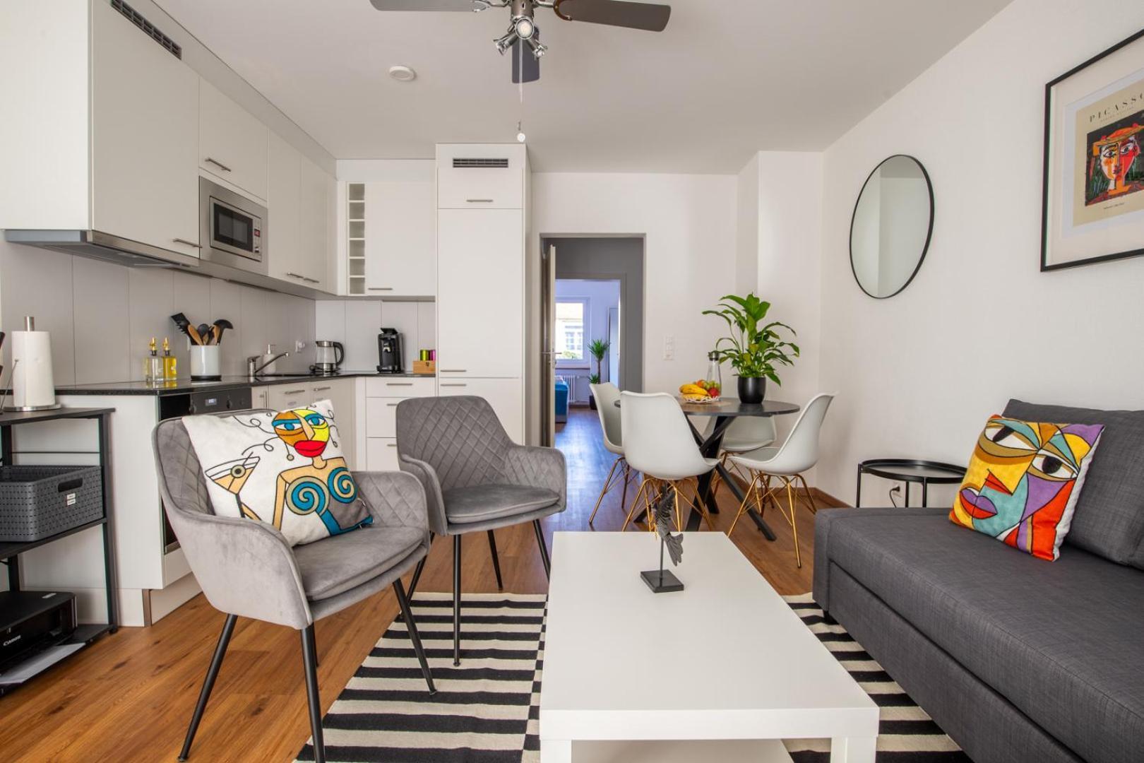Special Primero Picasso Apartment Basel, Bahnhof Grossbasel 10-Star Buitenkant foto